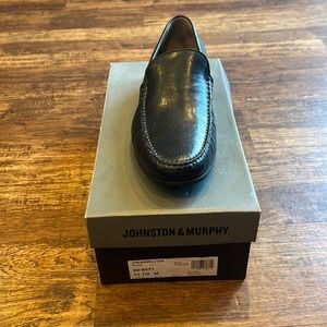 Brand New Johnston and Murphy Cresswellven Black Shoes